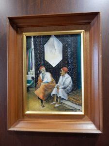 チュニジア,大使館,鳥カゴ,モザイク画,デザートローズ,シディブザイド